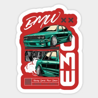 Iconic BMW E30 Design Sticker